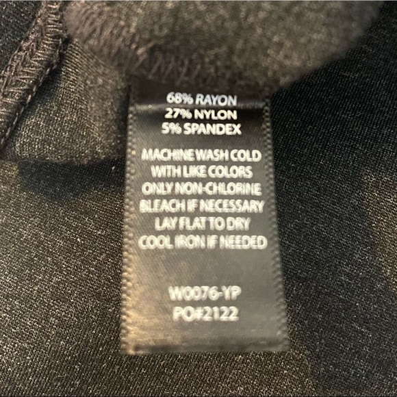 Betabrand Charcoal Gray Classic Straight Leg Yoga Dress Pants - Large - Picture 7 of 14